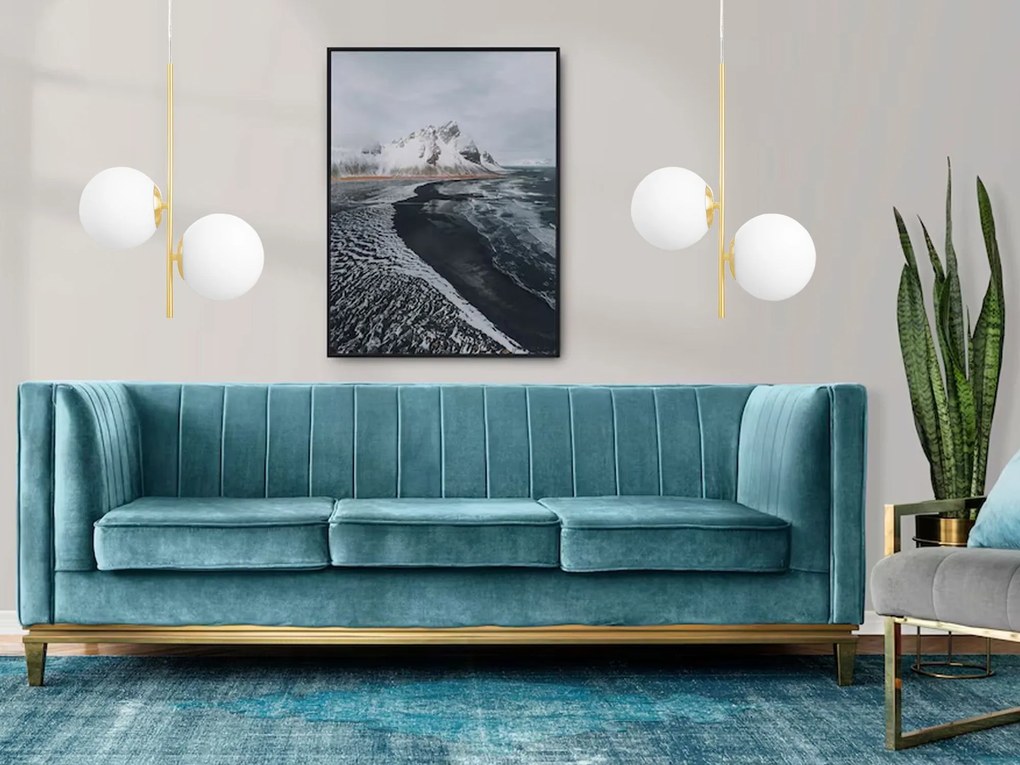 Toolight Toolight, závesné svietidlo 2xE27, G118-2CP, zlatá, OSW-09737