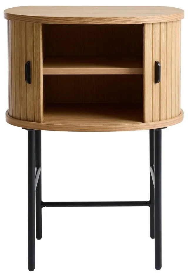 Nočný stolík v prírodnej farbe Nola – Unique Furniture