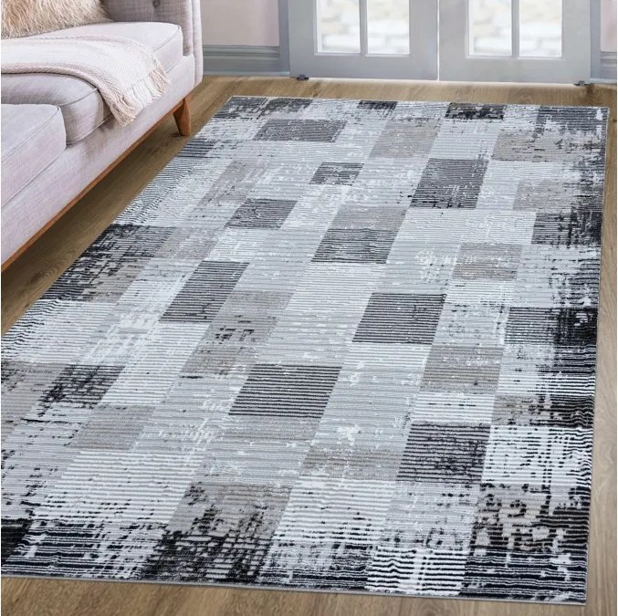 DC Koberec Oman 637 sivá antracit Rozmer: 140×190 cm