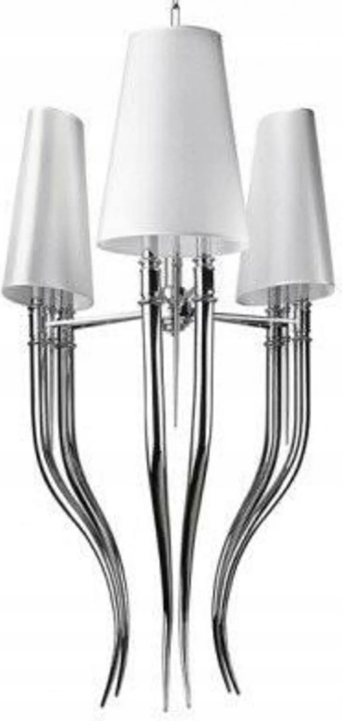 Závesné svietidlo AZzardo Diablo 3 Big white AZ1232 E14 6x11W IP20 60cm biele