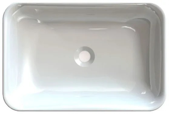 Sapho - Zapustené umývadlo ASOFFI 55x37 cm mramor/biela