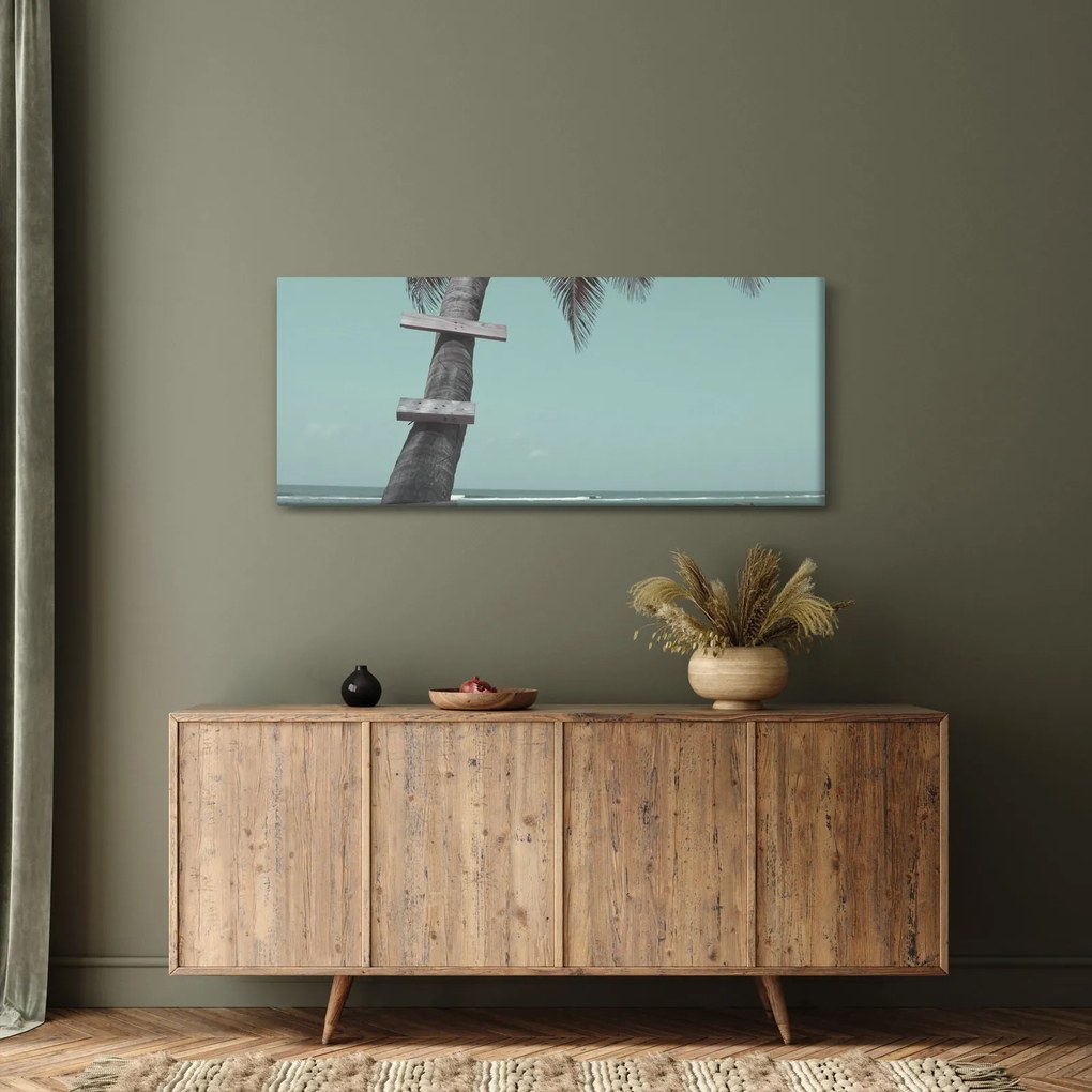 Obraz - Palma v Karibiku (120x50 cm)