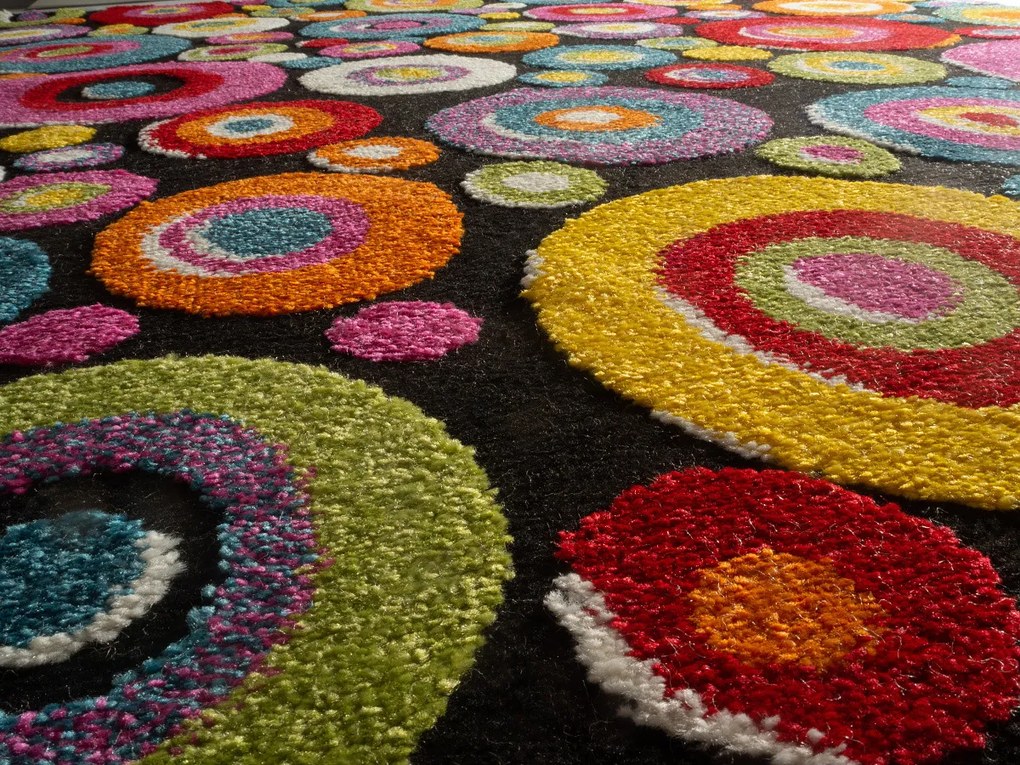 Medipa (Merinos), Kusový koberec Relief 22842-110 Multicolor, 160x230, viacfarebná, detská izba