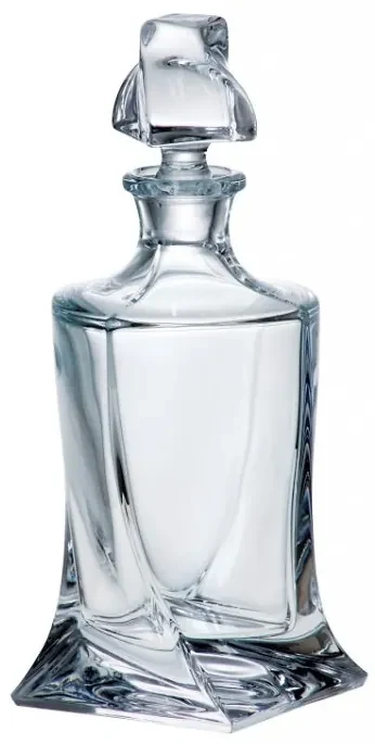 Dekorant Crystalite Bohemia whisky set Quadro v darčekovom saténovom balení 1+2