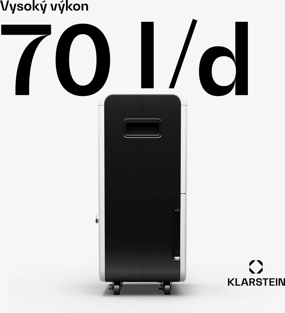 Klarstein DryFy Grand Smart 70, odvlhčovač, WiFi, kompresný, 70l/24h, 90-140 m²