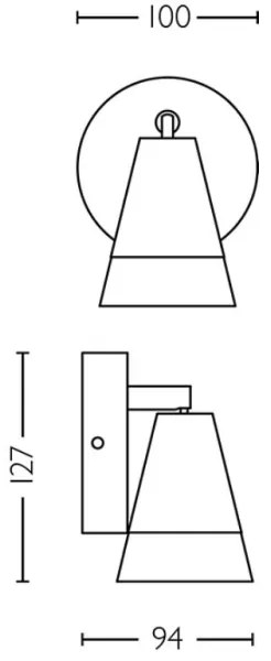 Philips - Bodové svietidlo CLEFT 1xGU10/5W/230V