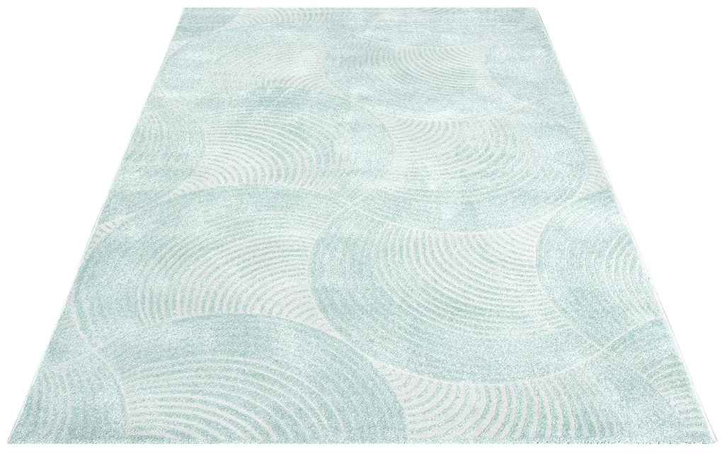 Dekorstudio Jednofarebný koberec FANCY 647 - mentolový Rozmer koberca: 160x230cm
