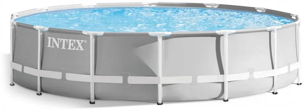 Záhradný bazén Intex 457x107 cm filtrácia + rebrík + kryt