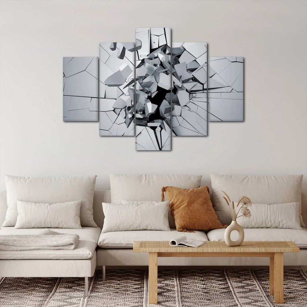 Obraz abstrakcie 3D (150x105 cm)
