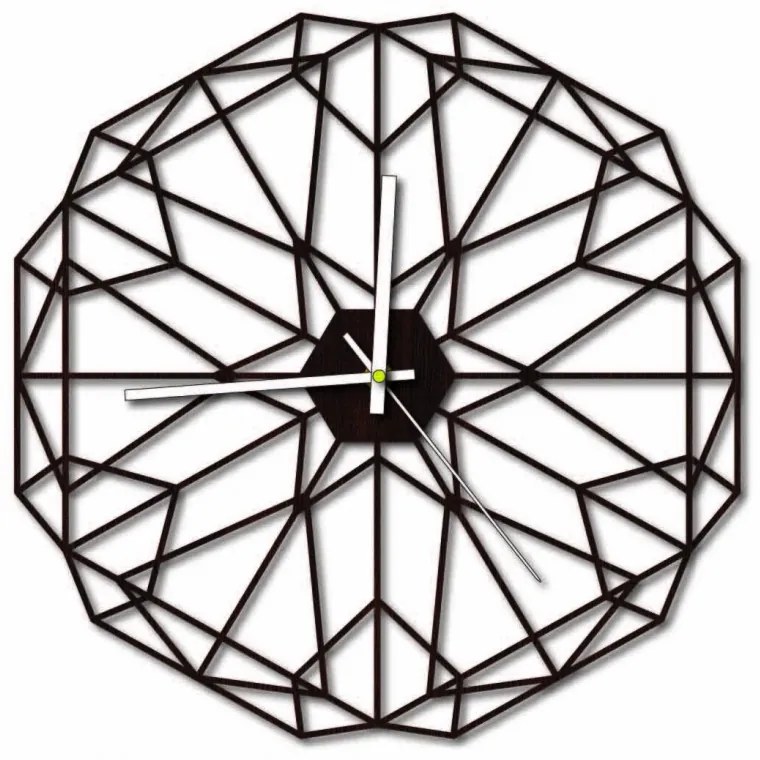 Sentop - MDF Nástenné hodiny do obyvačky HDKF017 i čierne I SENTOP HDFK0017 PR0346 MDF