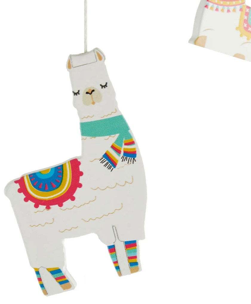 Bieco - Drevený závesný kolotoč - lama