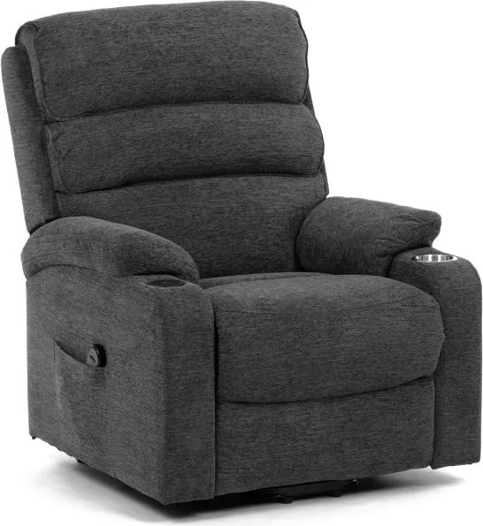 Polohovacie kreslo sivé, elektrické TV-S8348 GREY2
