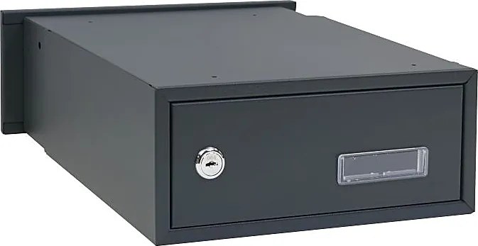 Poštová schránka RICHTER BK.38.R.AM na zamurovanie do stĺpika (antracit), RICHTER antracit matná