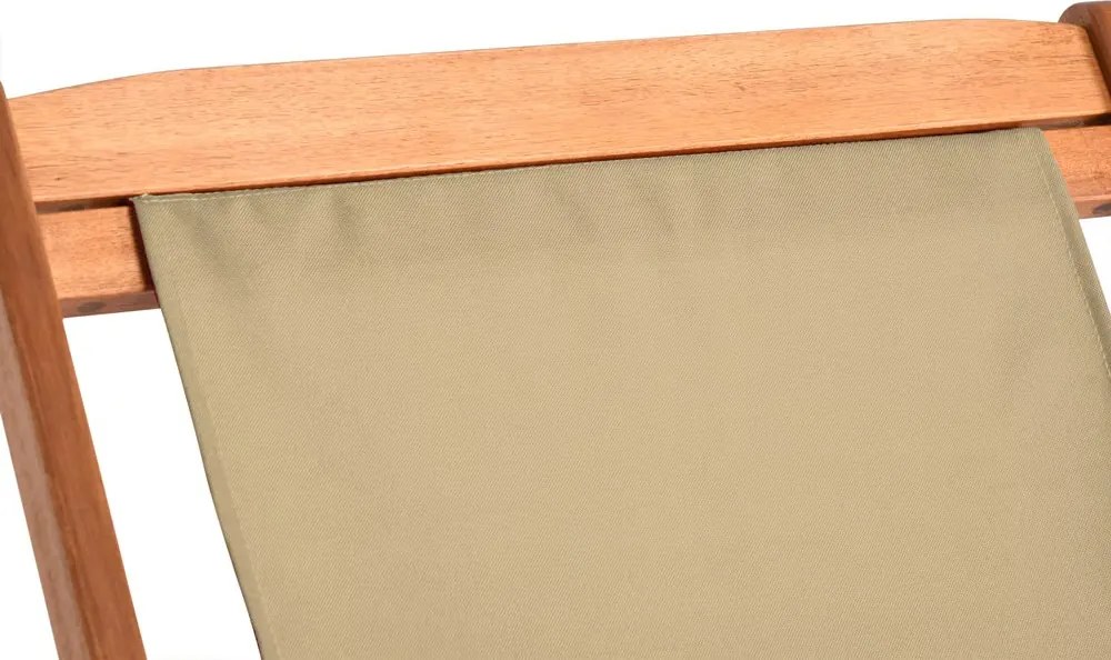 Záhradné lehátko SIENA, 94x60x94cm, béžová Jurhan