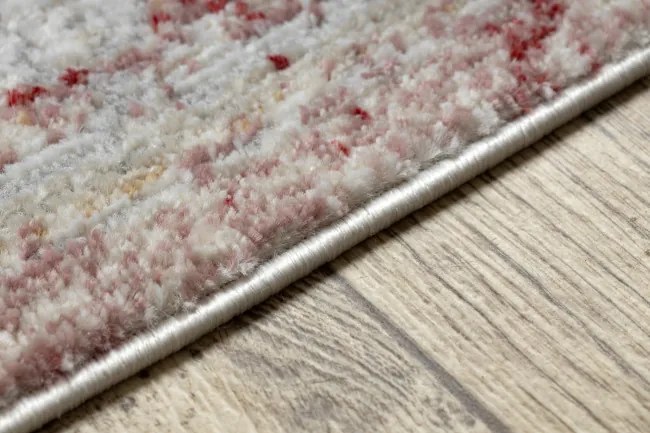 Koberec / behúň DISTIN 0828A ružový / púdrový / biely