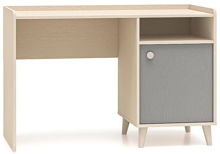Písací stôl Mevel 07 Púštny piesok/sivá Pallad