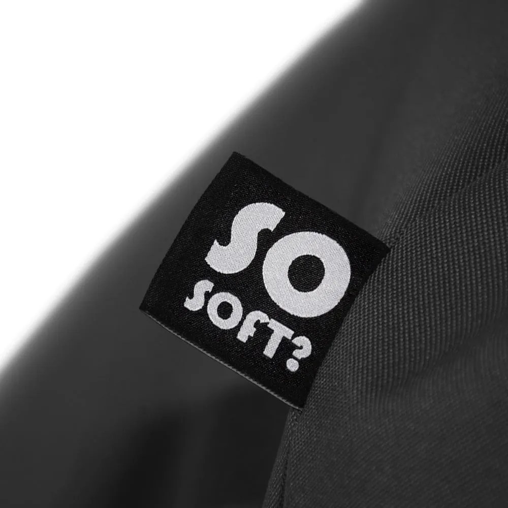 Sivý sedací vak Icy Sofa – So Soft?