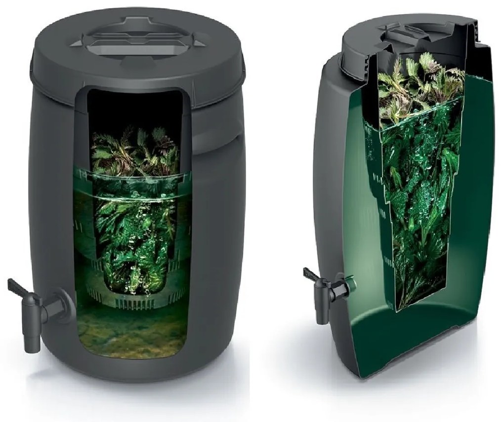 PROSPERPLAST Kompostér na výrobu EKO hnojiva COMBIOLIQ čierny 50l