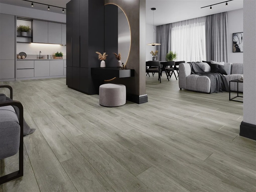 Mexen Riverdale, vinylová podlaha 1240x182 mm SPC 6,5 mm, IXPE 1,5 mm, 4-stranná V-drážka, dub, F1052-1240-182-505-4V1-01