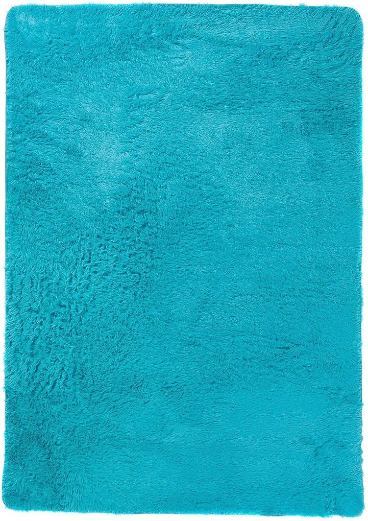 Plyšový koberec TOP - TYRKYSOVÝ