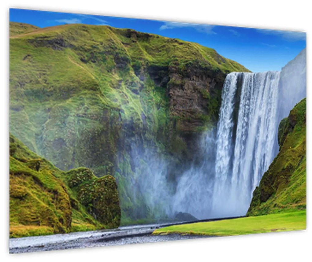 Obraz - Vodopád Seljalandsfoss (90x60 cm)