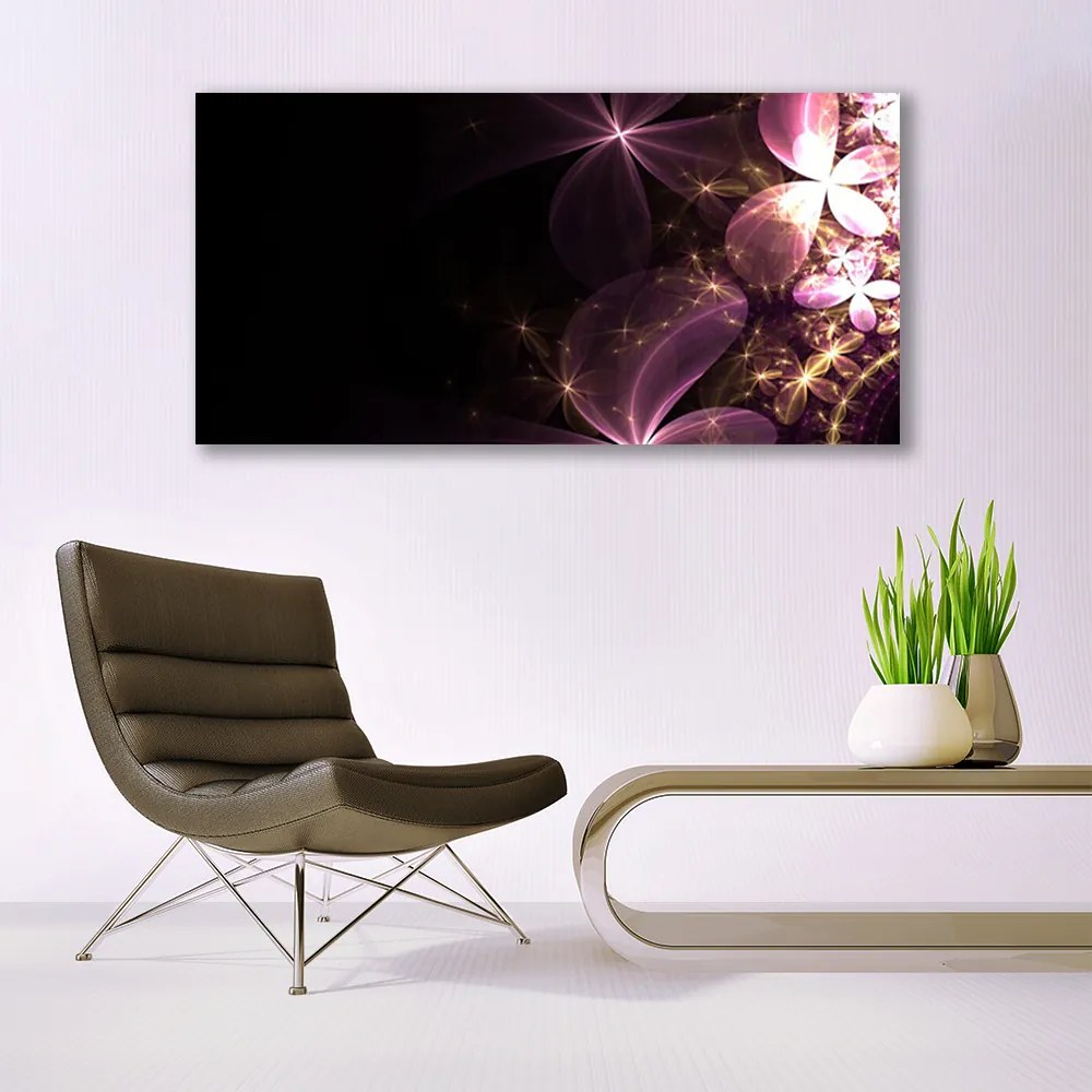 Obraz plexi Abstrakcie kvety umenie 120x60 cm