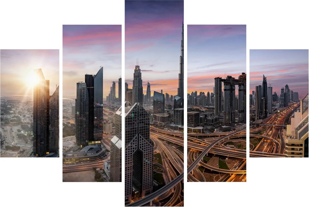 Obraz - Panorama Dubaja (150x105 cm)
