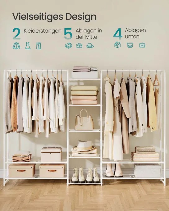 Otvorená šatníková skriňa LGR463W01