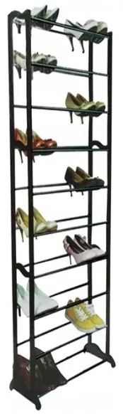 Verk Skladací botník Amazing Shoe Rack 30 párov čierna