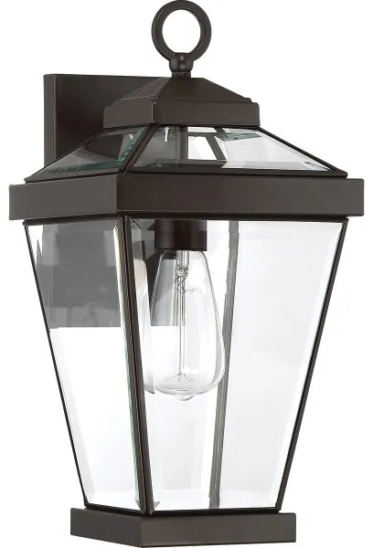 Quoizel QZ-RAVINE2-M-Vonkajšie nástenné svietidlo RAVINE 1xE27/60W/230V IP44 hnedá