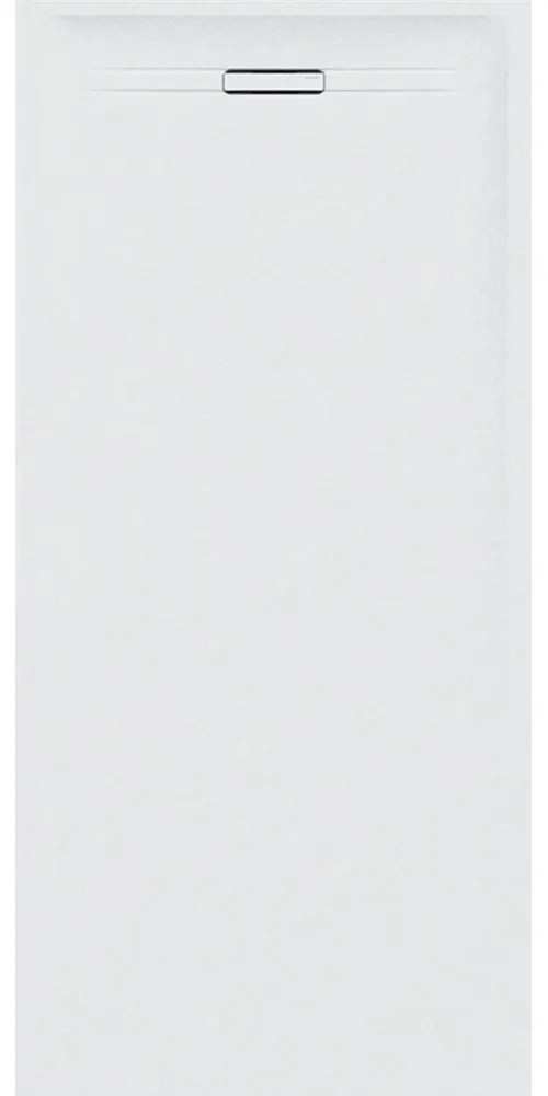 GEBERIT Sestra obdĺžniková sprchová vanička z kamennej živice, 900 x 1700 x 40 mm, protišmyk, biela/bridlicová štruktúra, 550.229.00.2