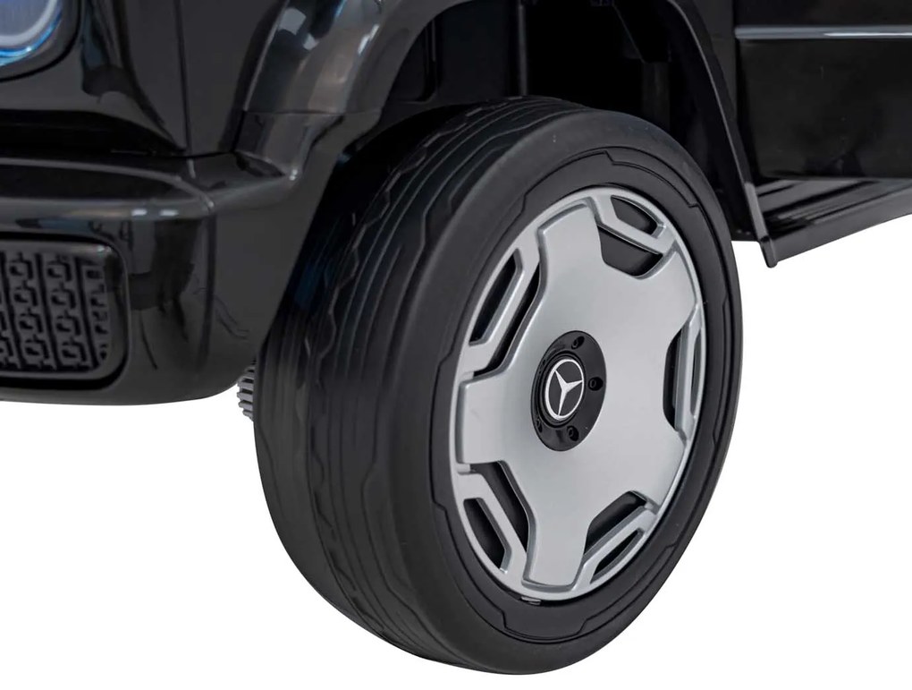 Detské autíčko s elektrickým pohonom 4x4 Mercedes Benz EQG - čierne