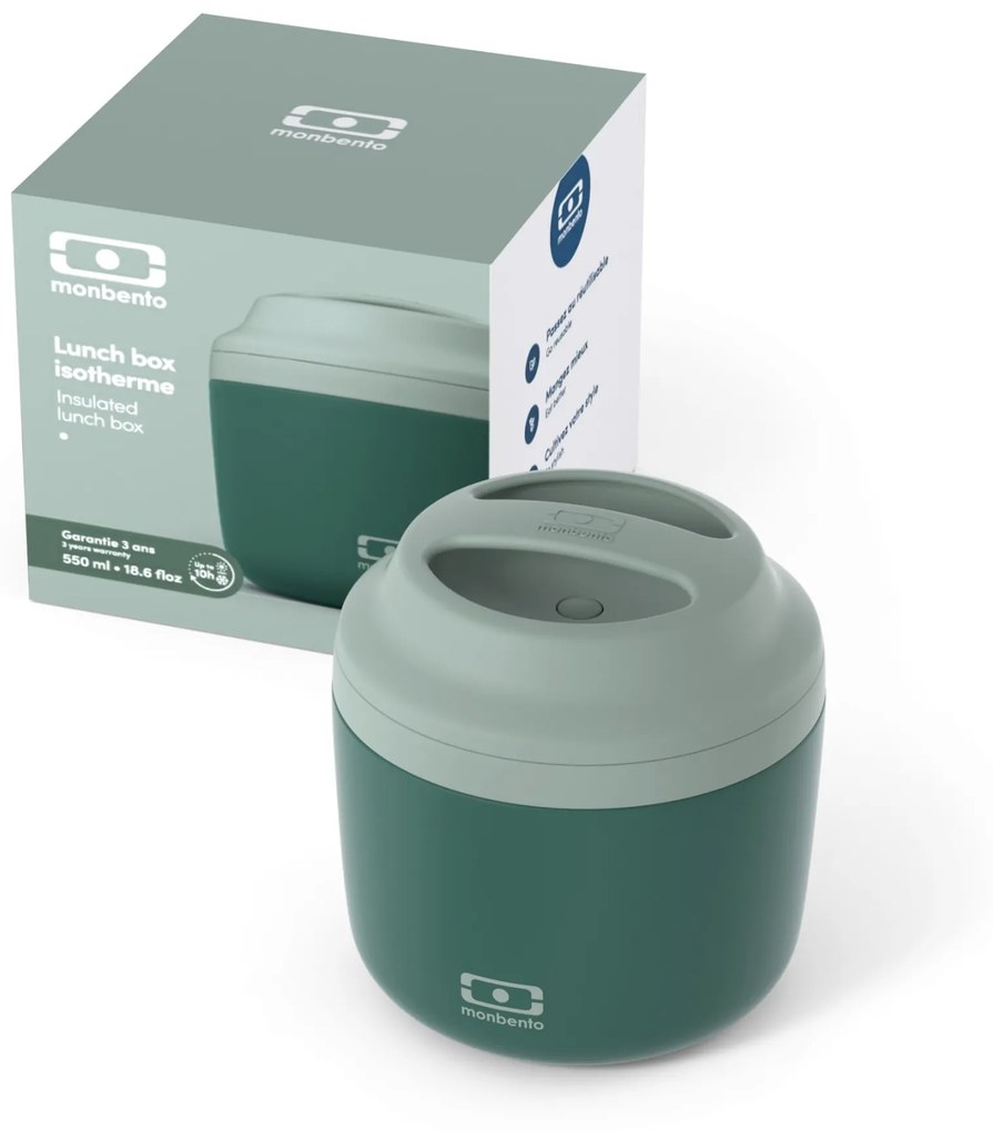 monbento Termo box na potraviny Monbento Element Green Bicolor 550 ml