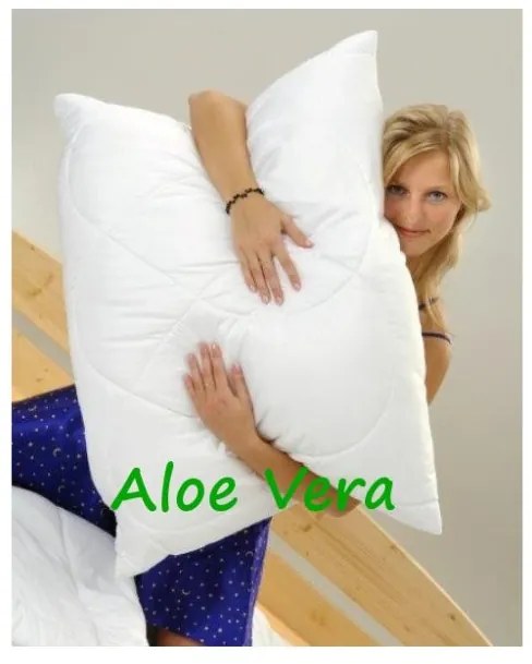 SET Prikrývka Aloe Vera 140x200cm celoročná 850g + Vankúš UNICO AloeVera 70x90cm 900g