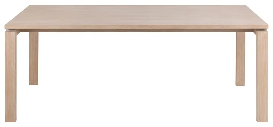 Rozkladací jedálenský stôl s doskou v dubovom dekore 100x200 cm Linley – Actona