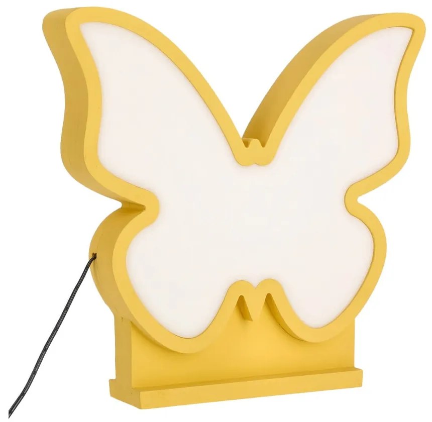 Žltá detská lampička Butterfly - Candellux Lighting