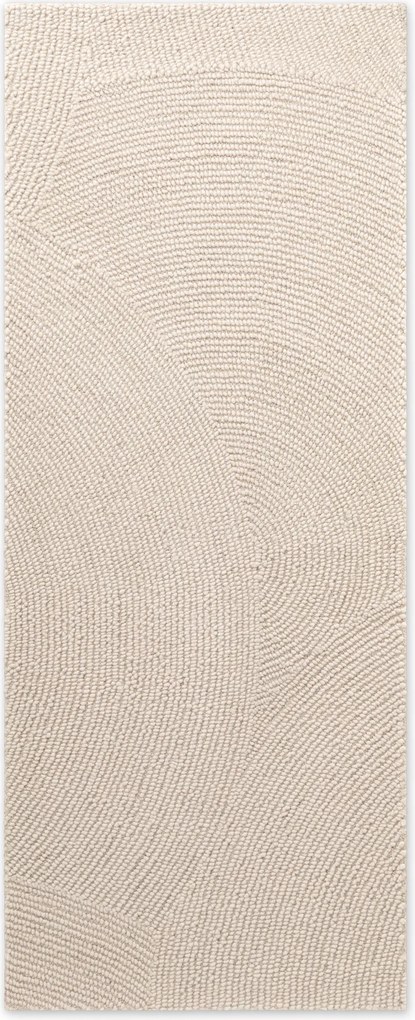 Hanse Home, Behúň Calmio 106220 Natural White, 80x200, biela, obývacia izba