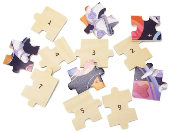 Puzzle na podstavci Viga 44646 24 dielikov - vesmír
