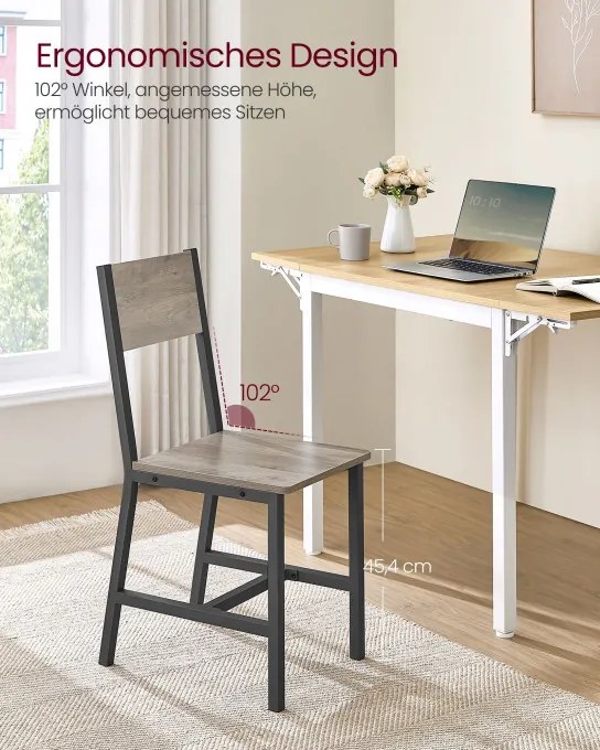 Set dvoch jedálenských stoličiek LDC092G01 (2 ks)