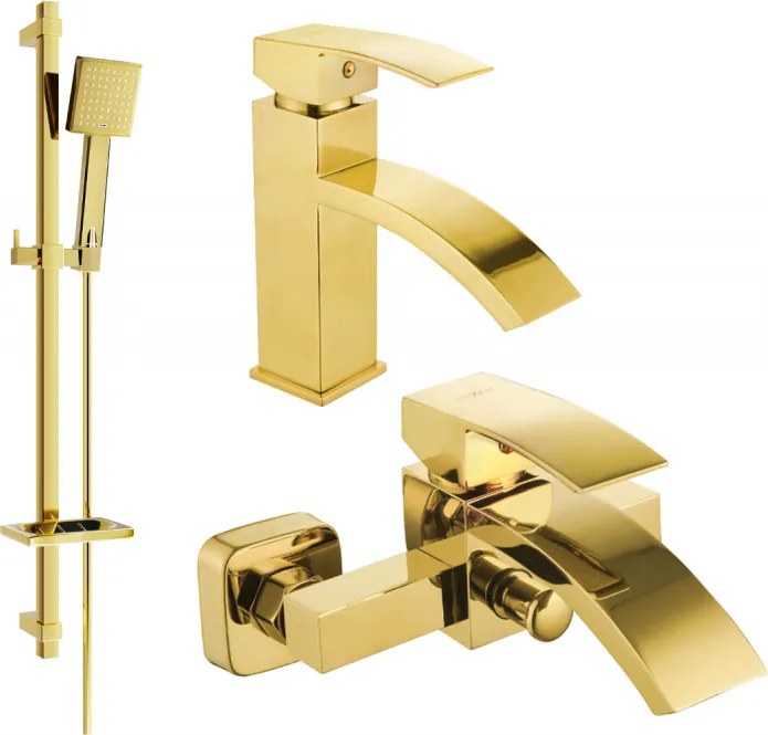 Mexen Libra DQ45 set vaňový, zlatý - 745103DQ45-50