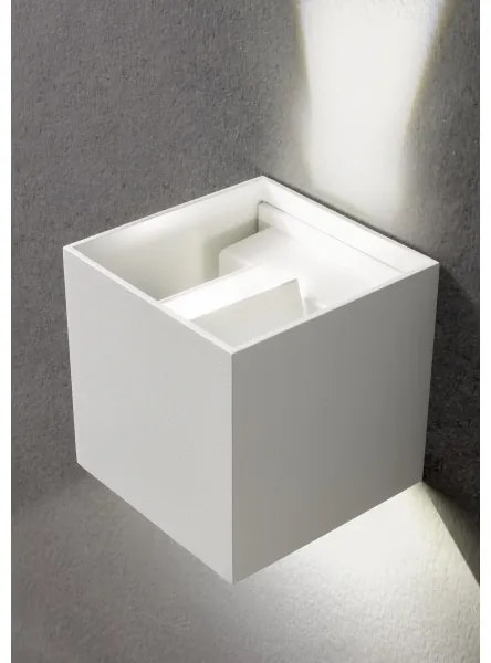 Redo 90294 - LED zunanja stenska svetilka VARY 2xLED/10W/230V 3000K IP54 bela