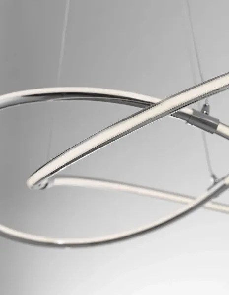 LED luster Martino 60 Chrome