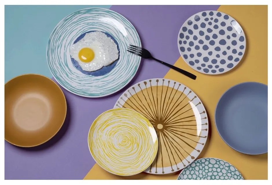 Dezertné porcelánové taniere v súprave 6 ks Marea – VDE Tivoli 1996