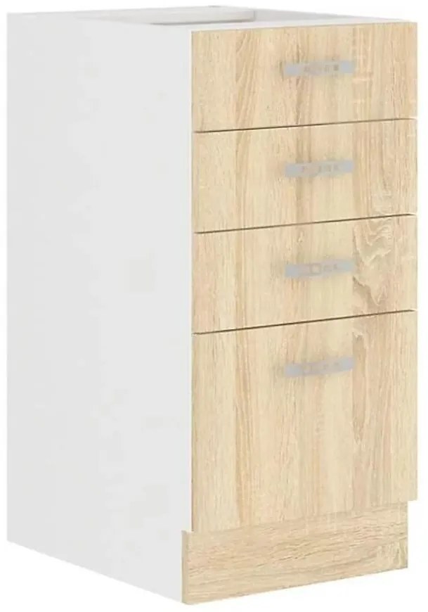 Skrinka do kuchyne Sara sonoma 40d 4s bb