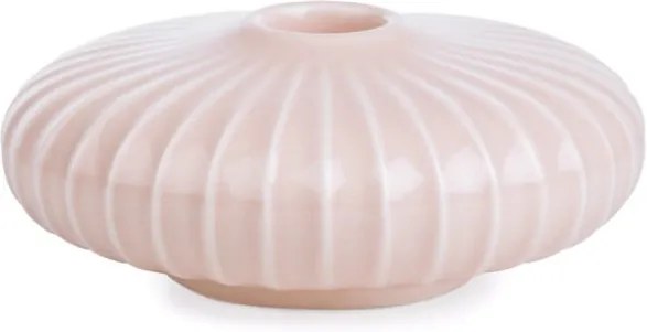 Ružový porcelánový svietnik Kähler Design Hammershoi, ⌀ 4,5 cm
