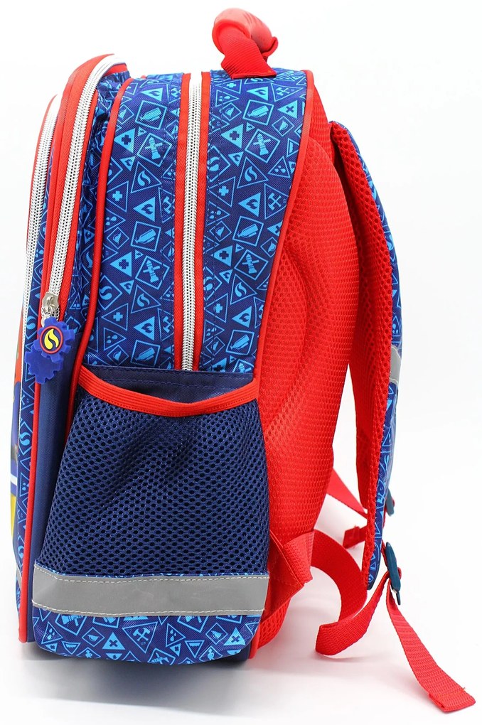 Školský anatomický batoh Požiarnik Sam - Hasič Sam - Fireman Sam - 14L