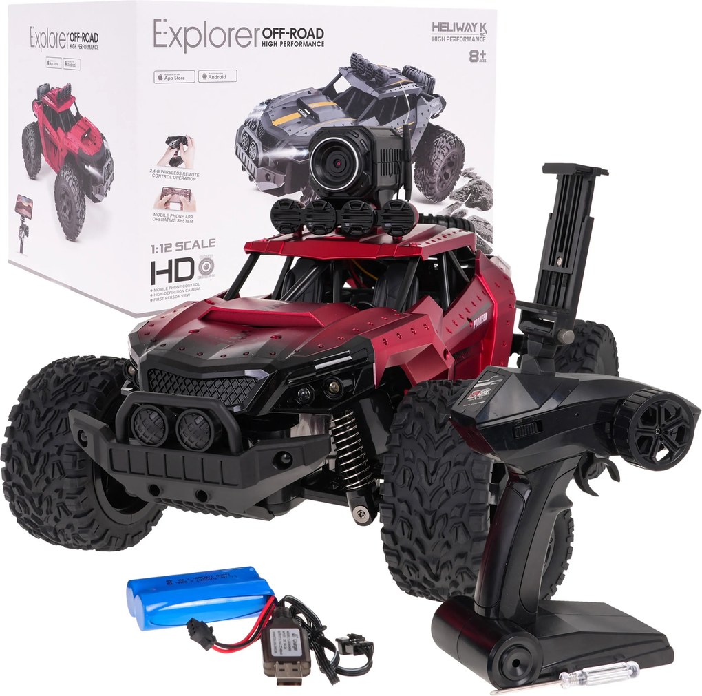 Ramiz MEGA Crawler PIONEER s červenou kamerou