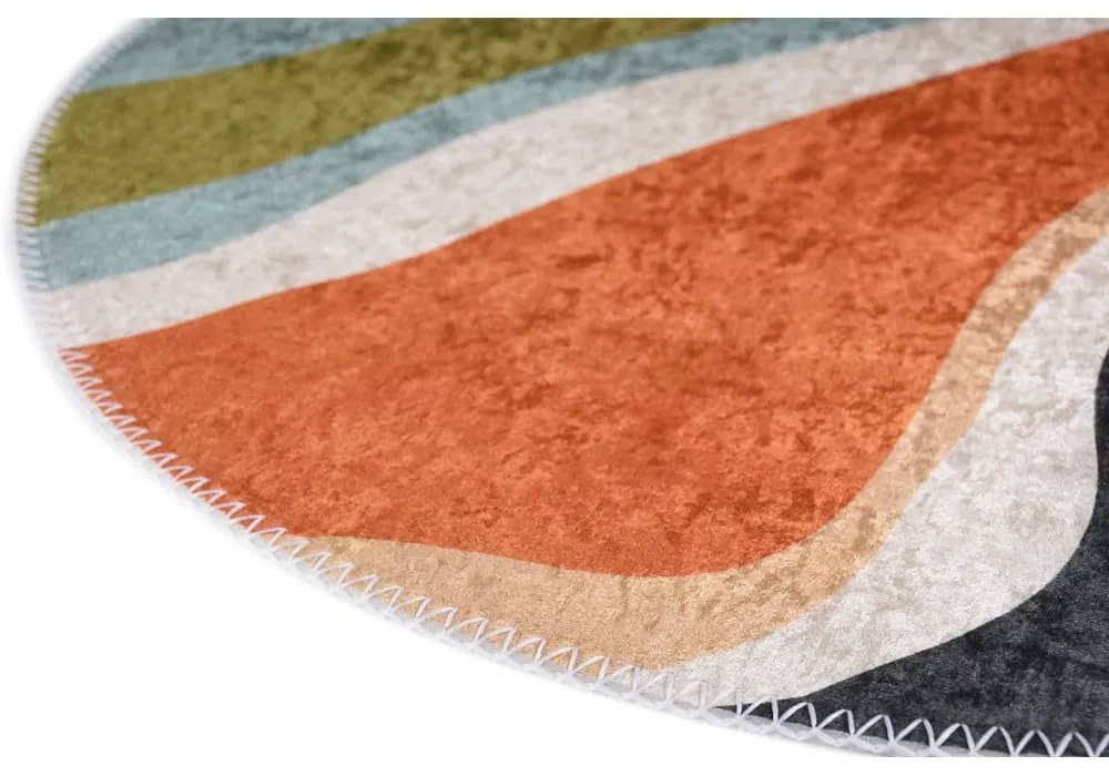 Prateľný okrúhly koberec ø 120 cm Colors of Joy – Vitaus