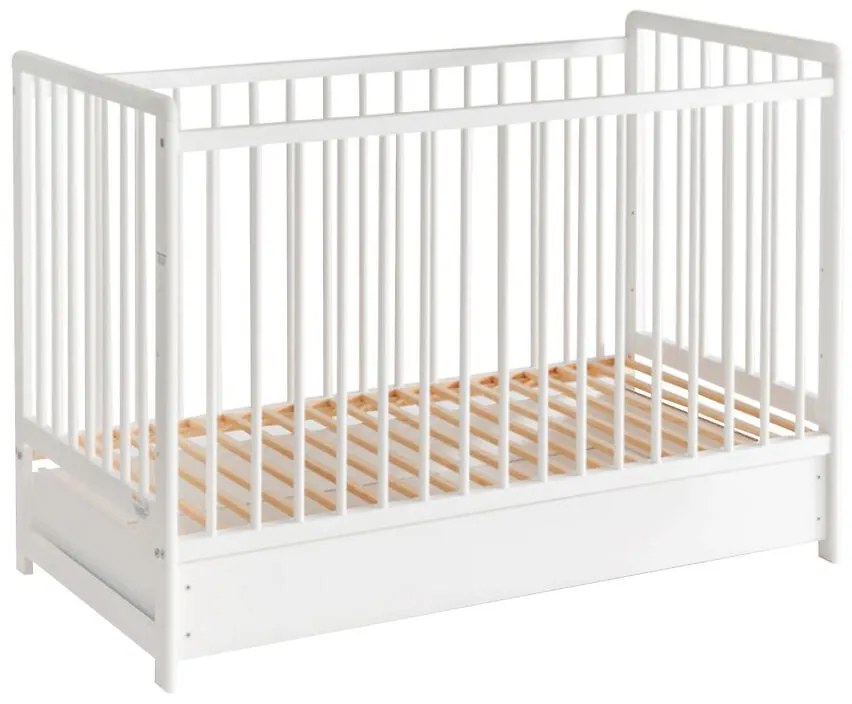 Postieľka Cypi II Plus Zásuvka biela