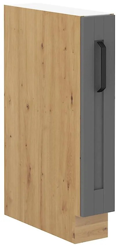 Kuchynská skrinka Luna dustgrey/artisan 15D Cargo BB